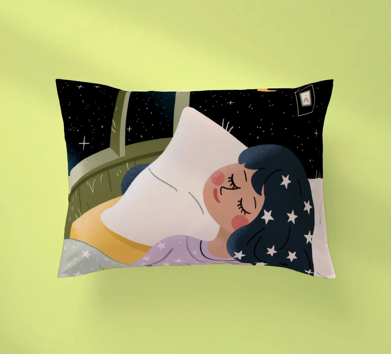 Nuit étoilée Paix coussin de Nebula Verse