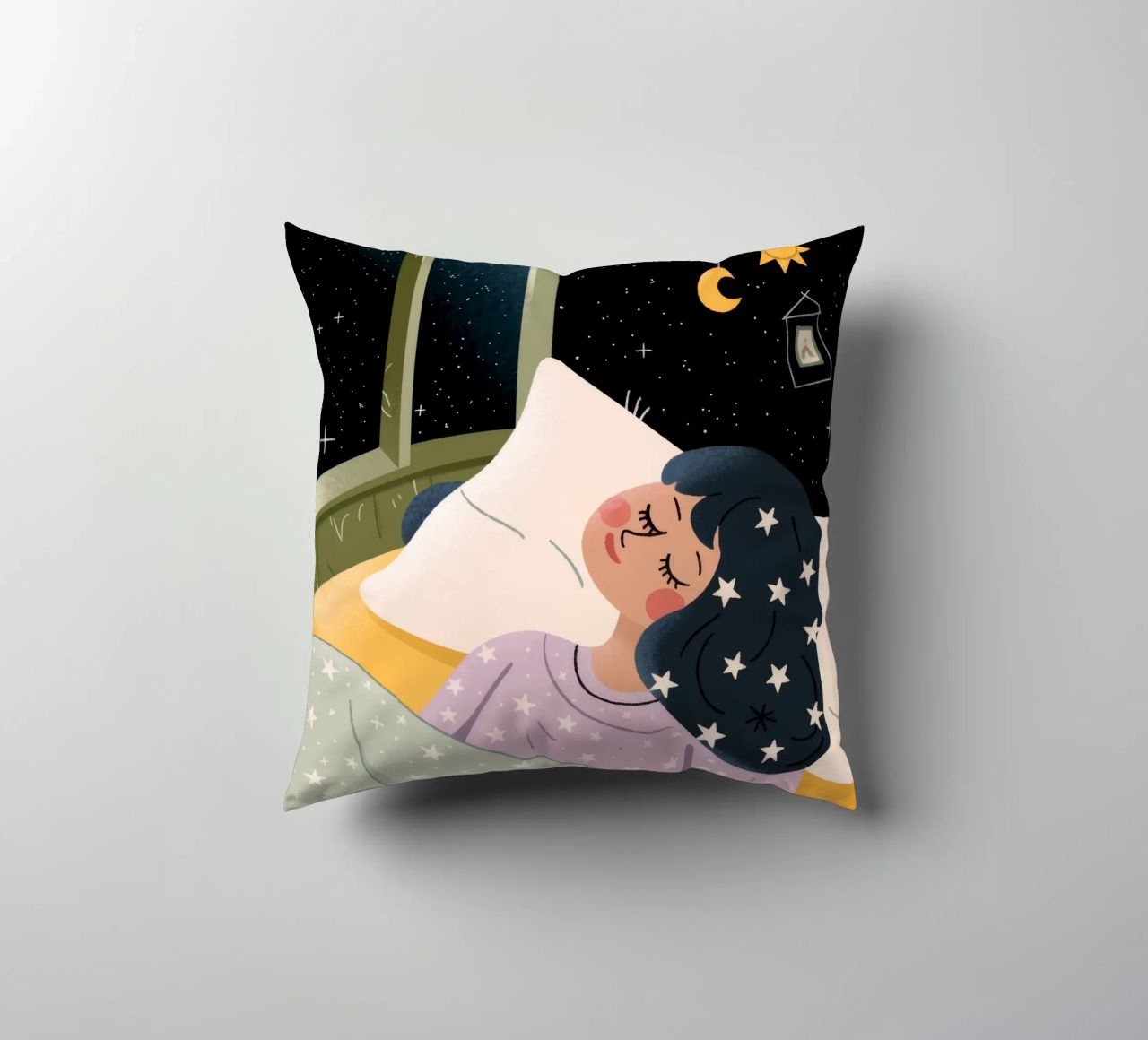 Nuit étoilée Paix coussin de Nebula Verse