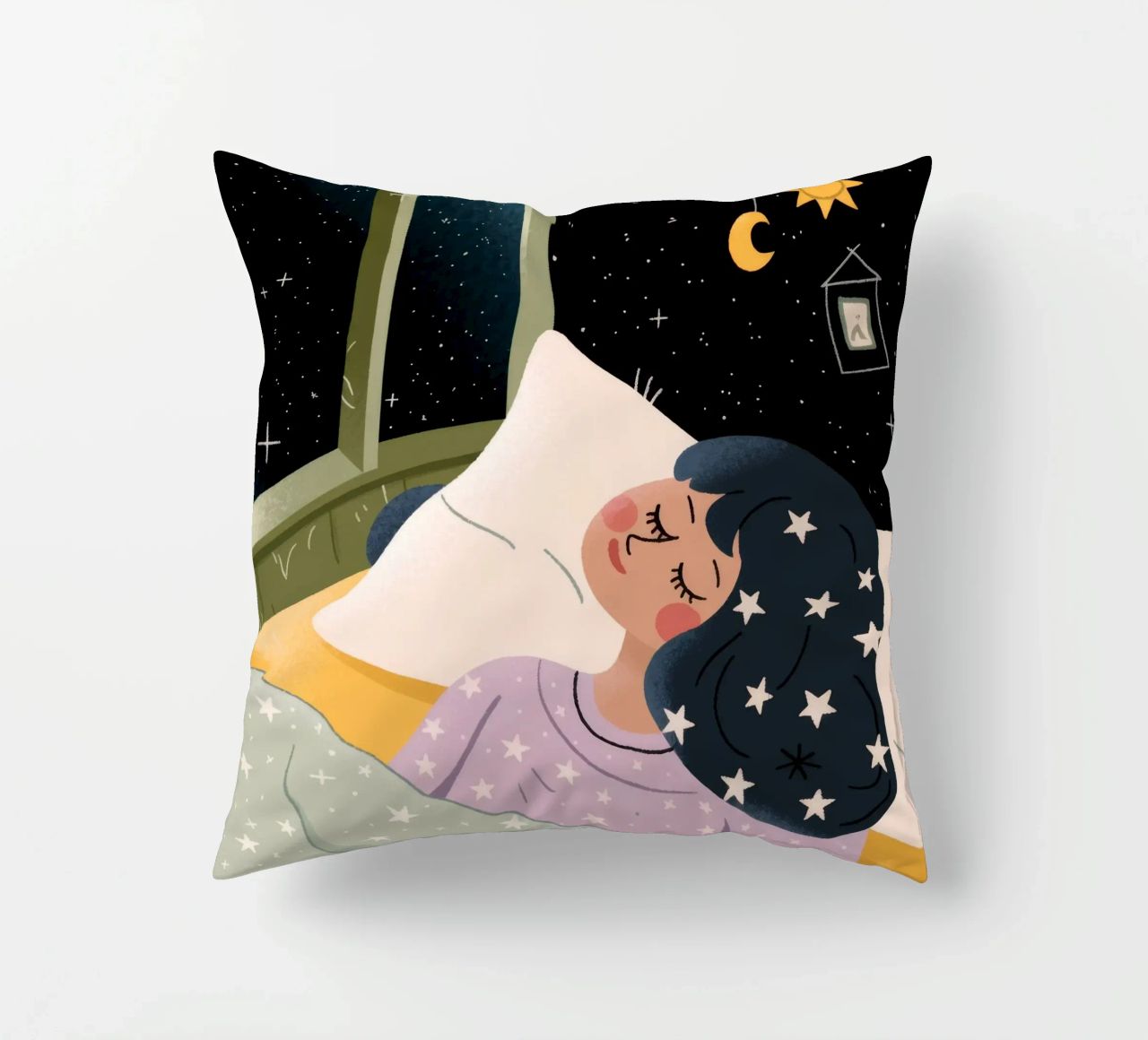 Nuit étoilée Paix coussin de Nebula Verse