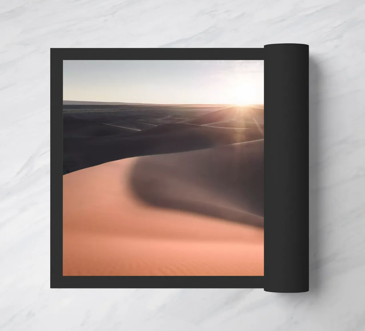 Mania Landscapes Raw 20 Erg Chebbi (Morocco) doormat by Mania Print Collection