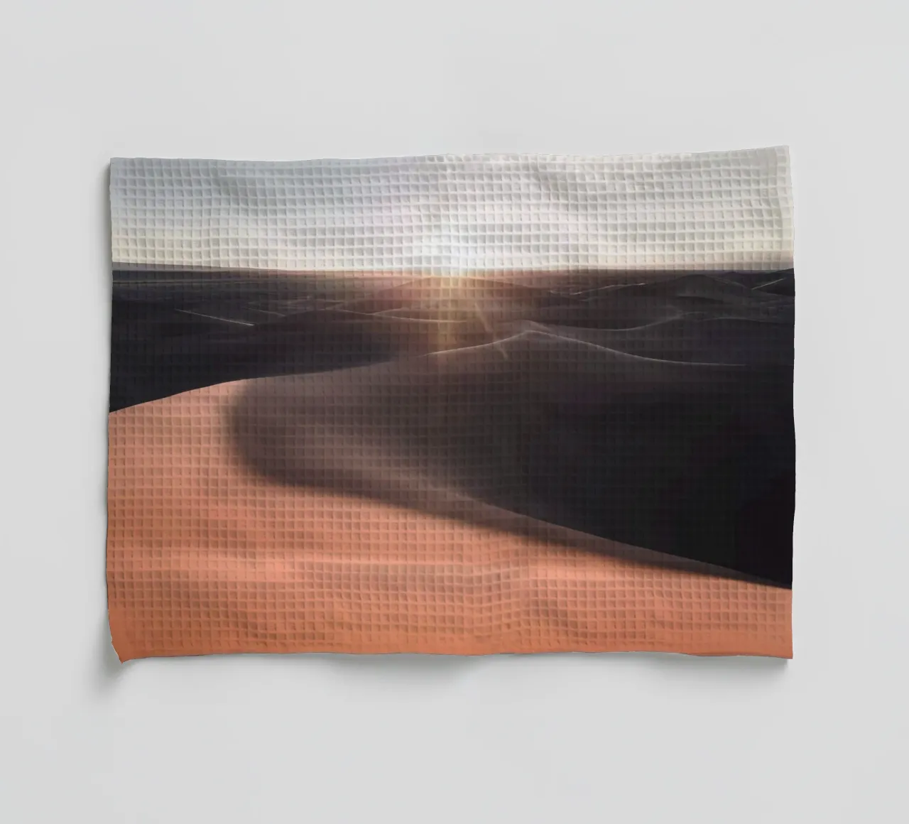 Mania Landscapes Raw 20 Erg Chebbi (Morocco) tea towel by Mania Print Collection