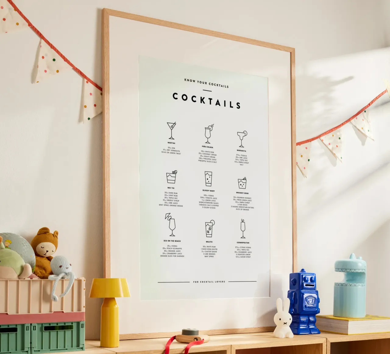 Cocktail chart carta hahnemühle da daylight design studio