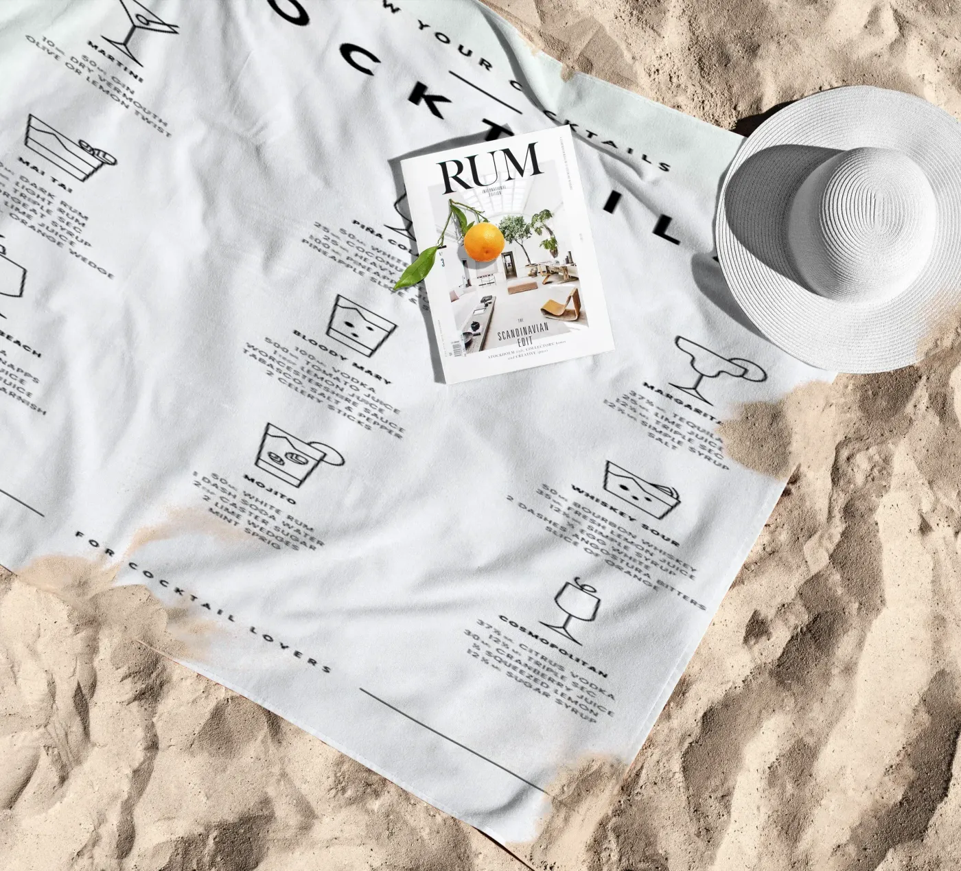 Cocktail chart telo mare da daylight design studio