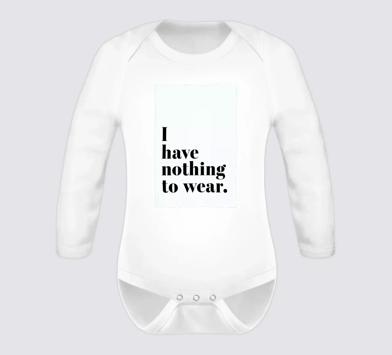 I Have Nothing To Wear babyrompertje lange mouwen van Ayleen
