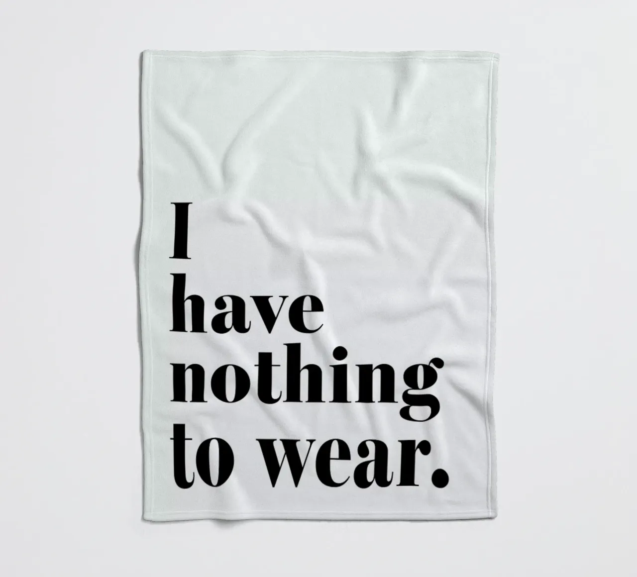 I Have Nothing To Wear Fleecedecke von Ayleen