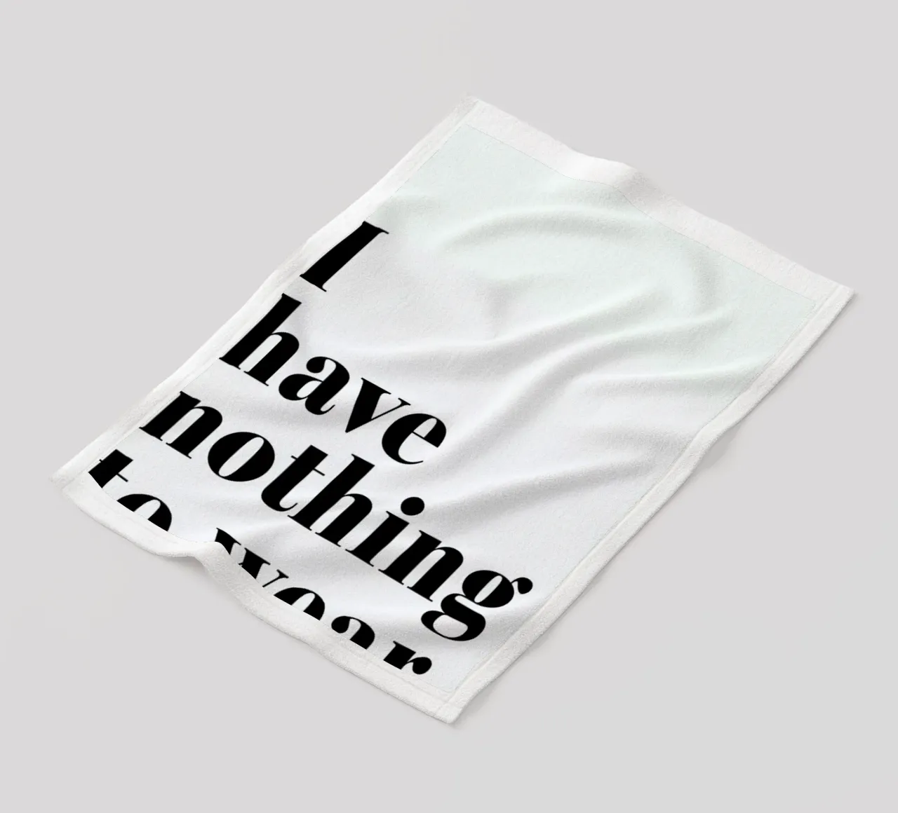 I Have Nothing To Wear Fleecedecke von Ayleen