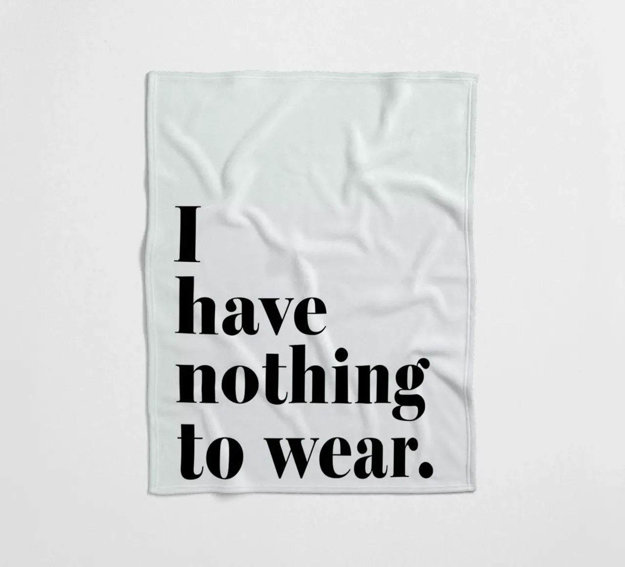 I Have Nothing To Wear Fleecedecke von Ayleen