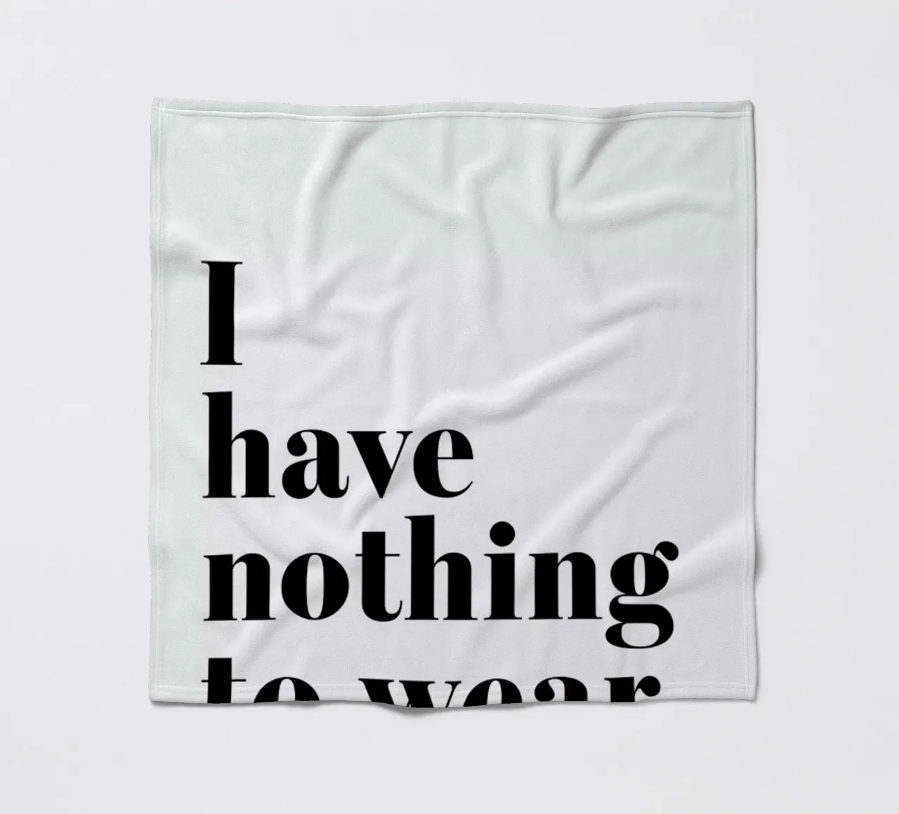 I Have Nothing To Wear Fleecedecke von Ayleen
