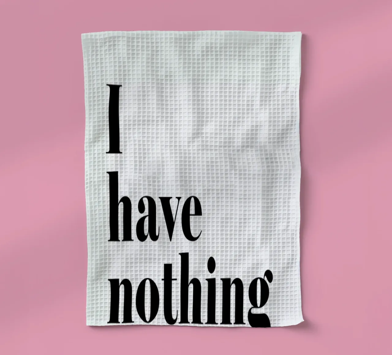 I Have Nothing To Wear torchon de Ayleen