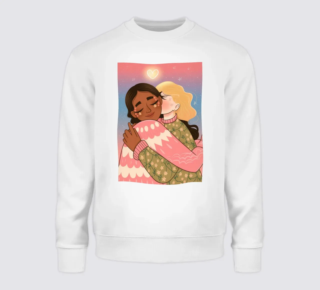 Un caldo abbraccio d'amore felpa da Nebula Verse