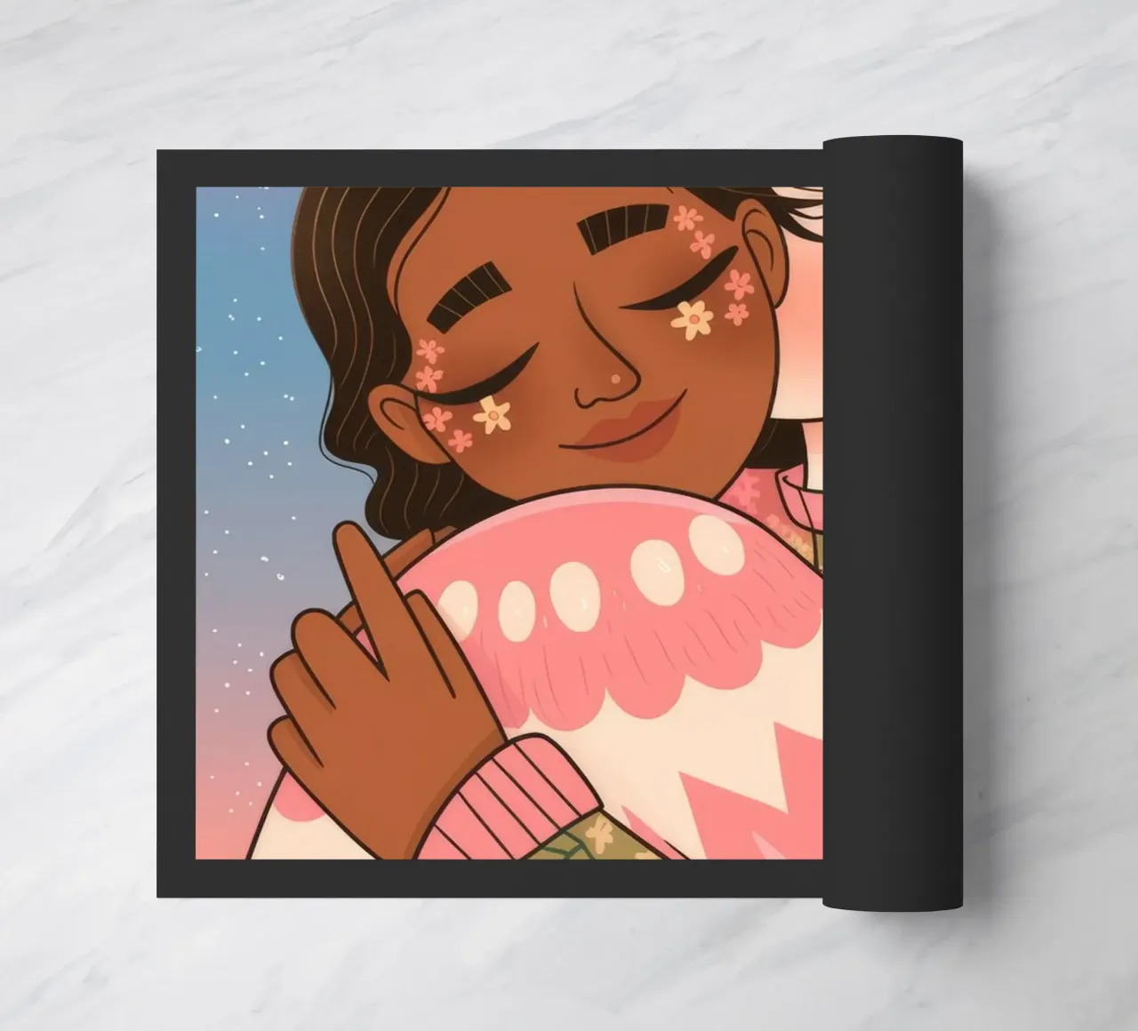 Un caldo abbraccio d'amore zerbino da Nebula Verse