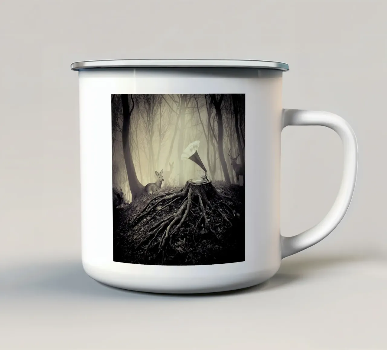 pa 2012-07 enamel mug by Sarolta Bán