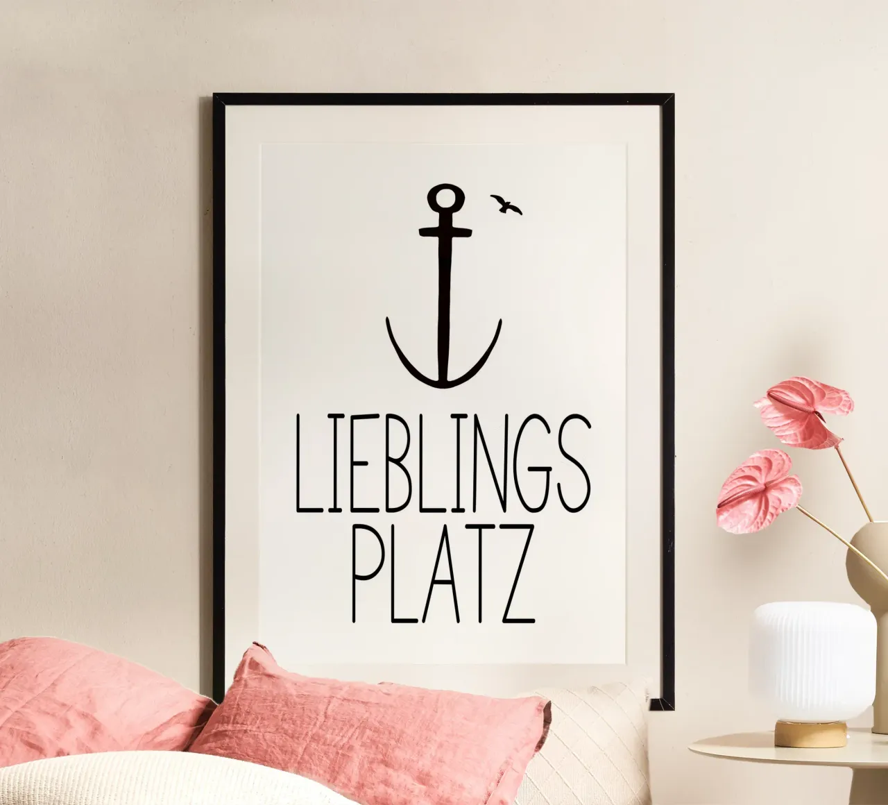Lieblingsplatz maritim poster da BAINAI QUOTES