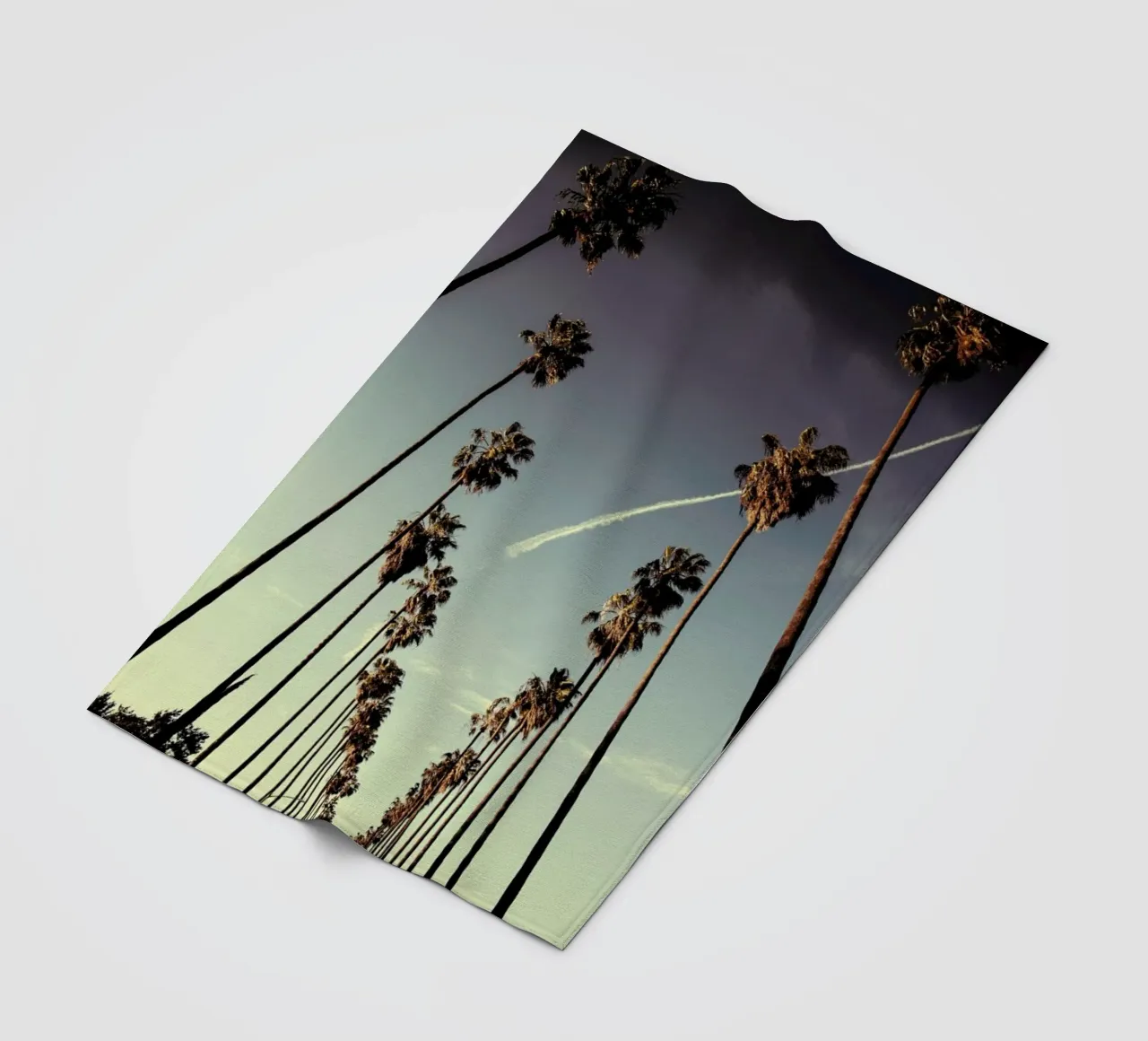 On Sunset fleece blanket by METROPOLIS