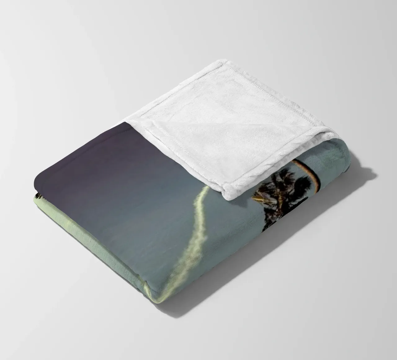 On Sunset fleece blanket by METROPOLIS