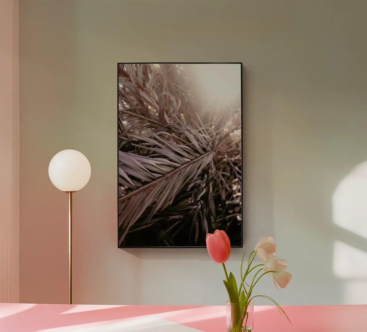 Bleached Palms plexiglass da Chris Abatzis