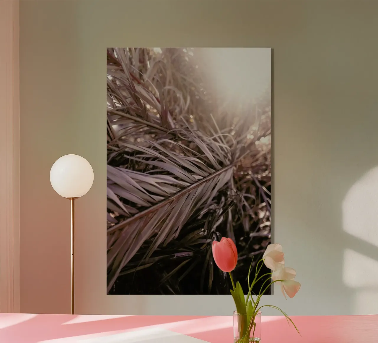 Bleached Palms plexiglass da Chris Abatzis