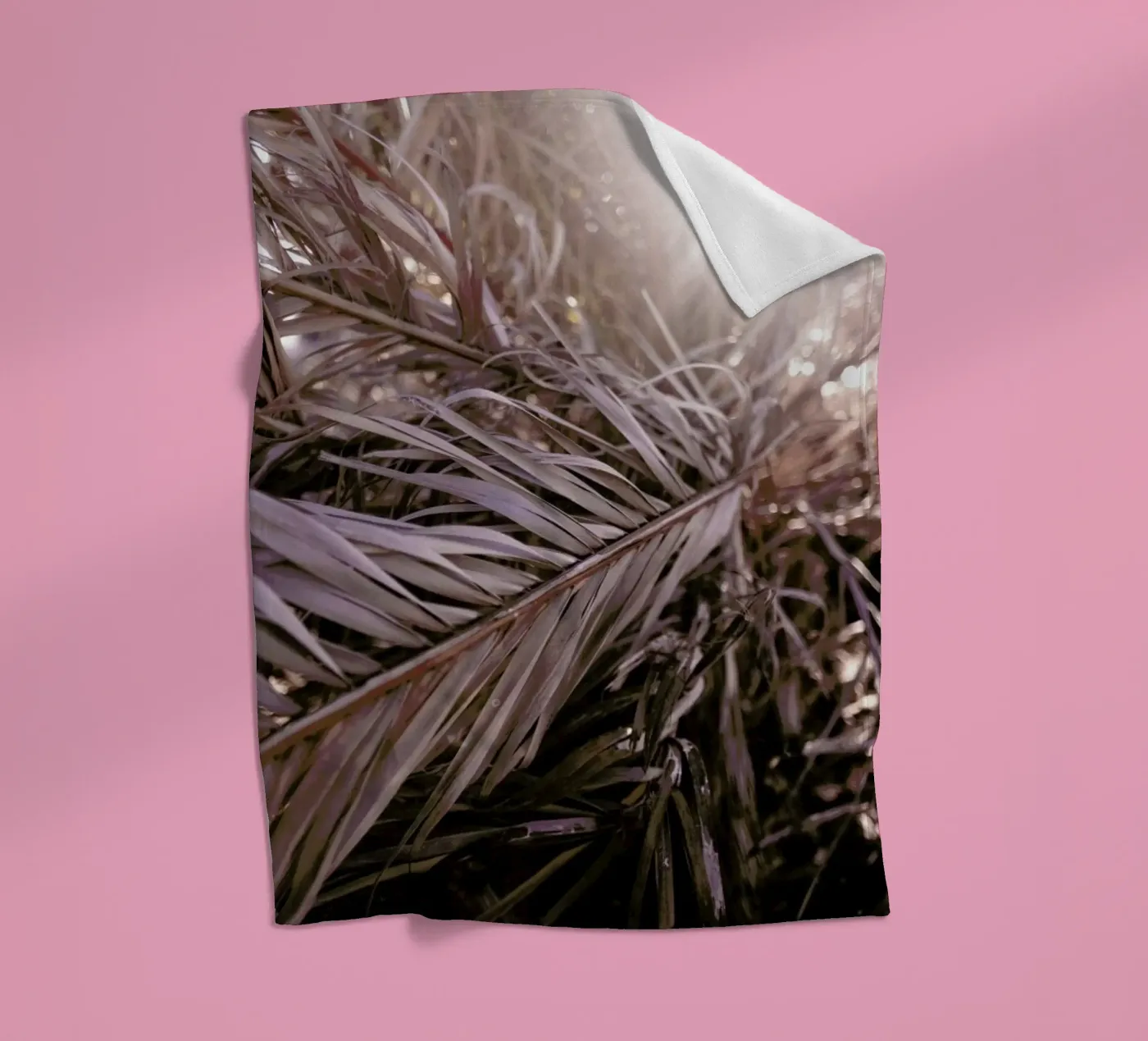 Bleached Palms Fleecedecke von Chris Abatzis