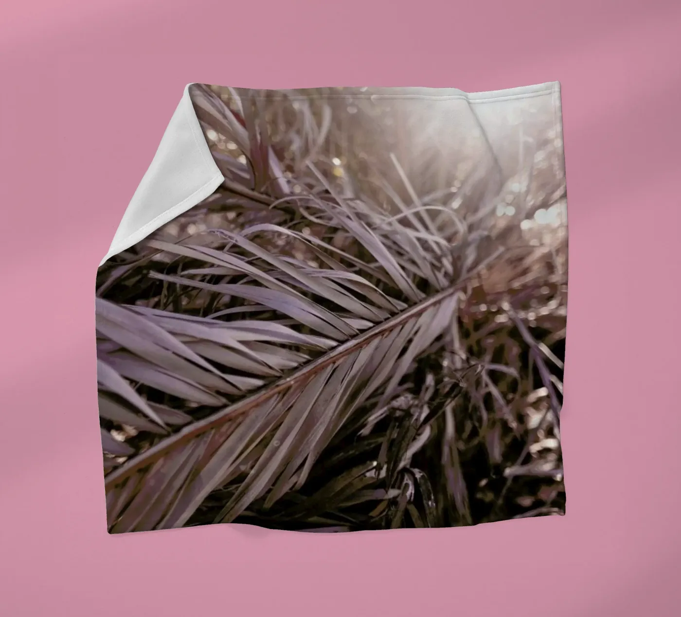 Bleached Palms Fleecedecke von Chris Abatzis
