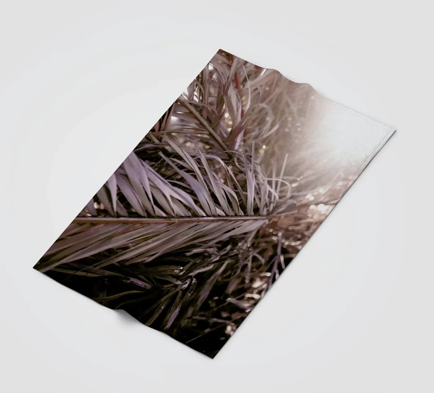 Bleached Palms Fleecedecke von Chris Abatzis