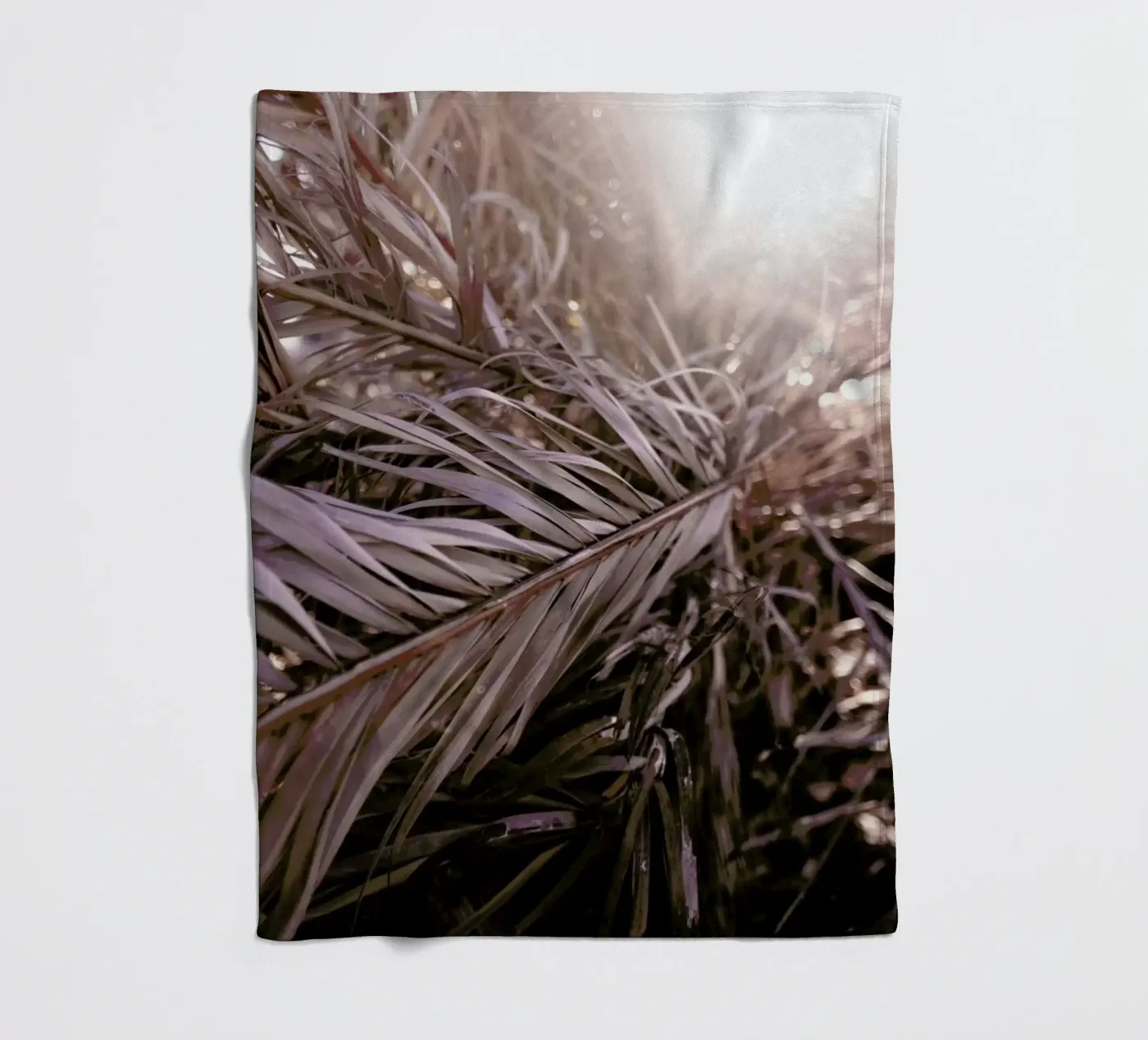Bleached Palms Fleecedecke von Chris Abatzis