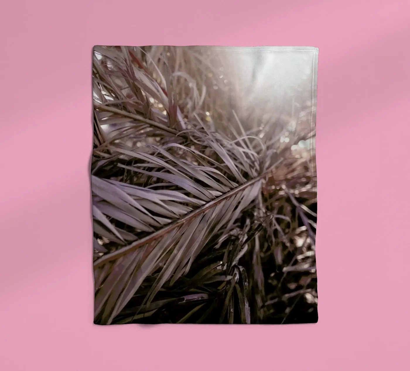 Bleached Palms Fleecedecke von Chris Abatzis