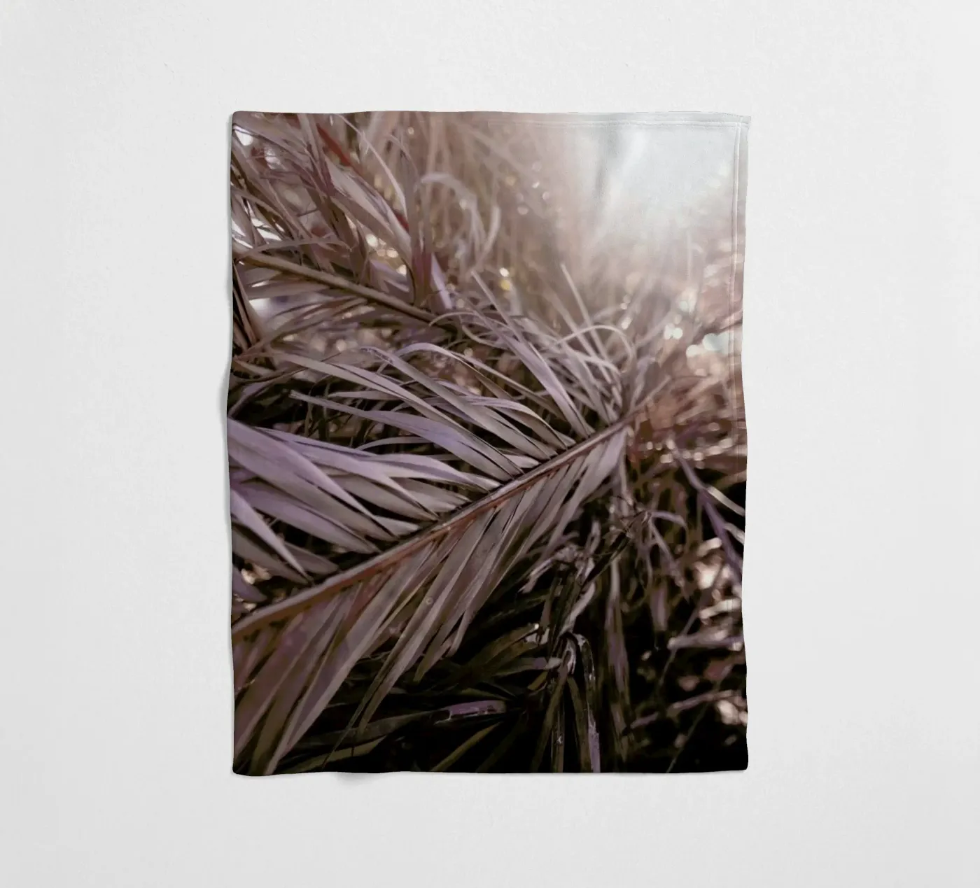 Bleached Palms Fleecedecke von Chris Abatzis