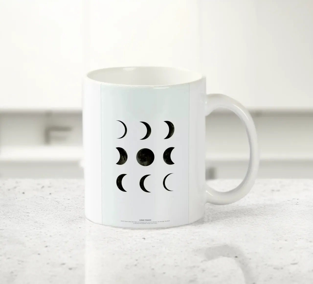 Lunar phases tazza in ceramica da daylight design studio
