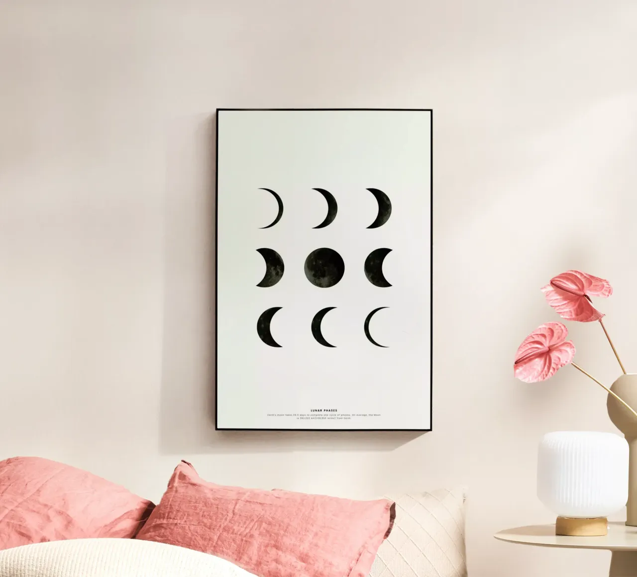 Lunar phases plexiglass da daylight design studio