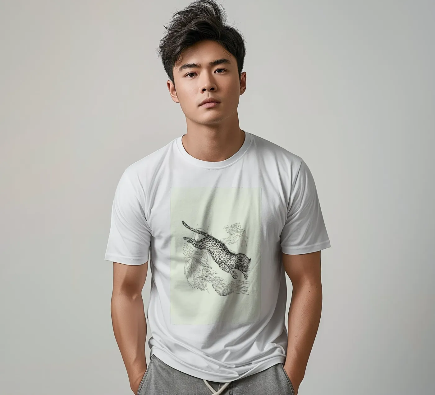 Leopard t-shirt da Flora & Fauna