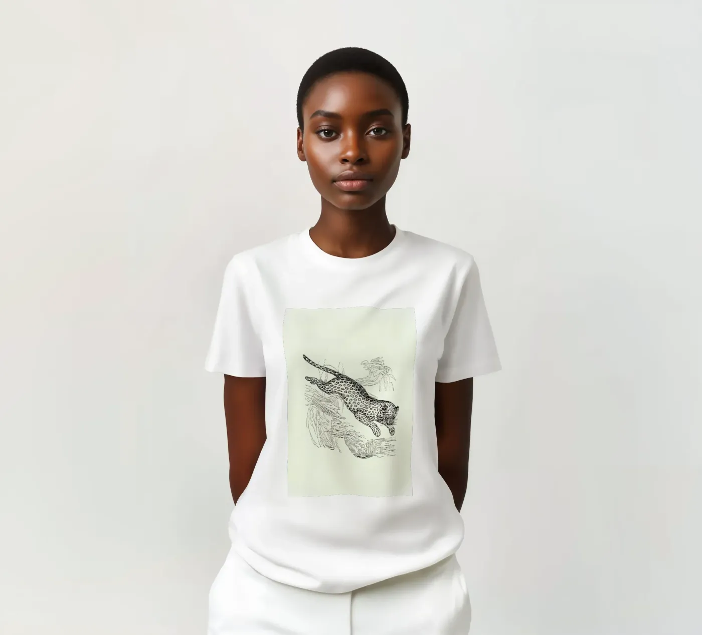 Leopard t-shirt da Flora & Fauna
