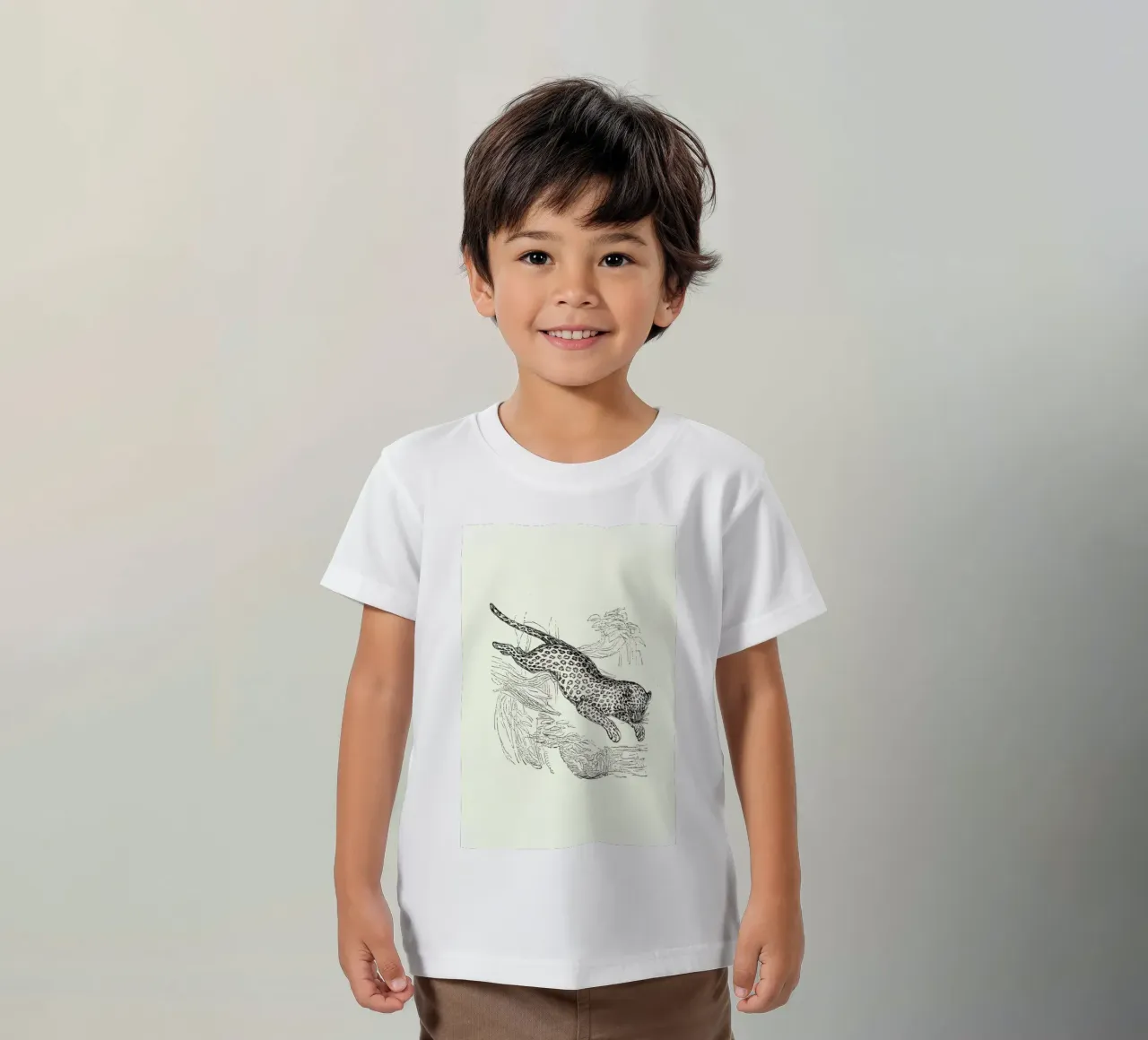 Leopard t-shirt bambini da Flora & Fauna
