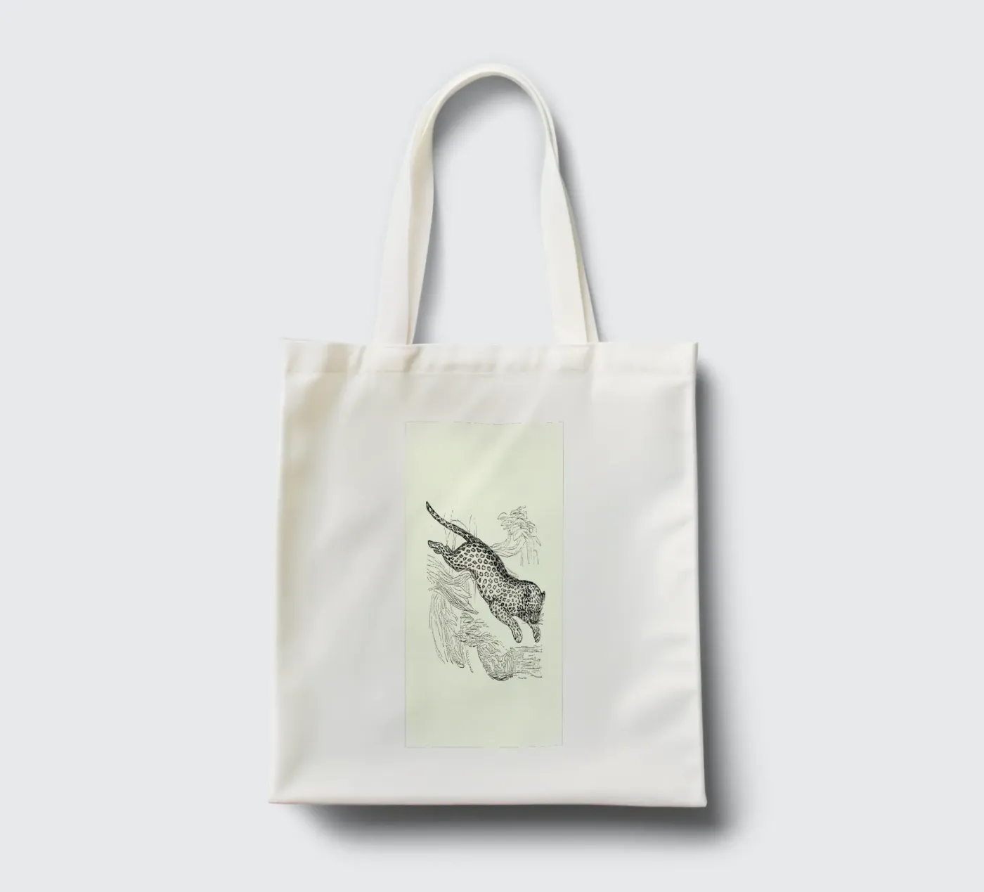 Leopard borsa in juta da Flora & Fauna