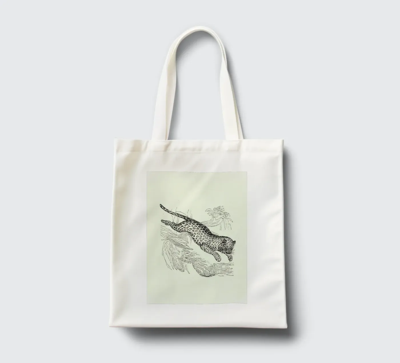 Leopard borsa in juta da Flora & Fauna