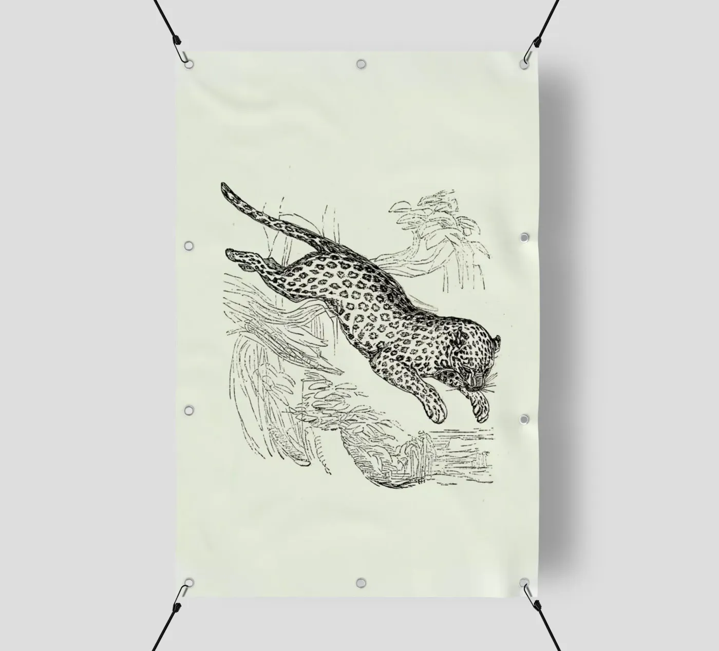 Leopard telo in pvc da Flora & Fauna