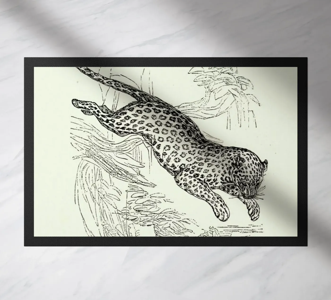Leopard deurmat van Flora & Fauna