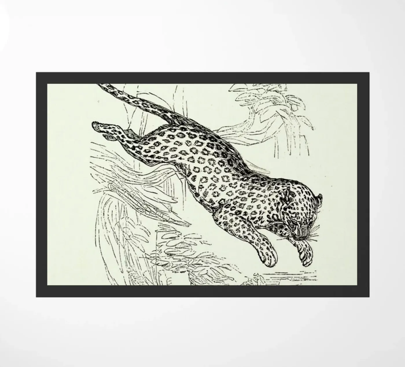 Leopard deurmat van Flora & Fauna