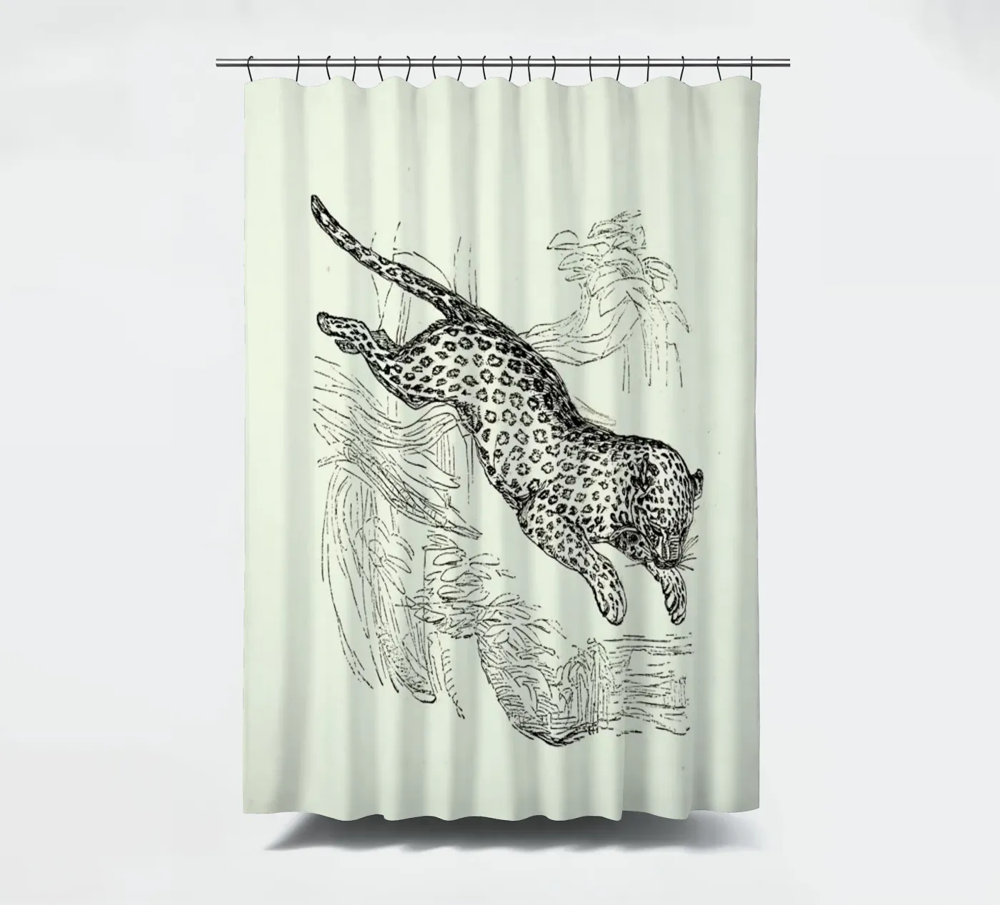 Leopard Duschvorhang von Flora & Fauna