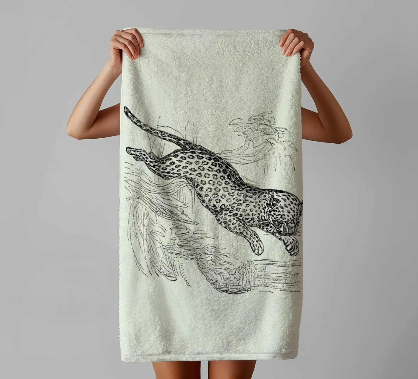Leopard serviette de bain de Flora & Fauna