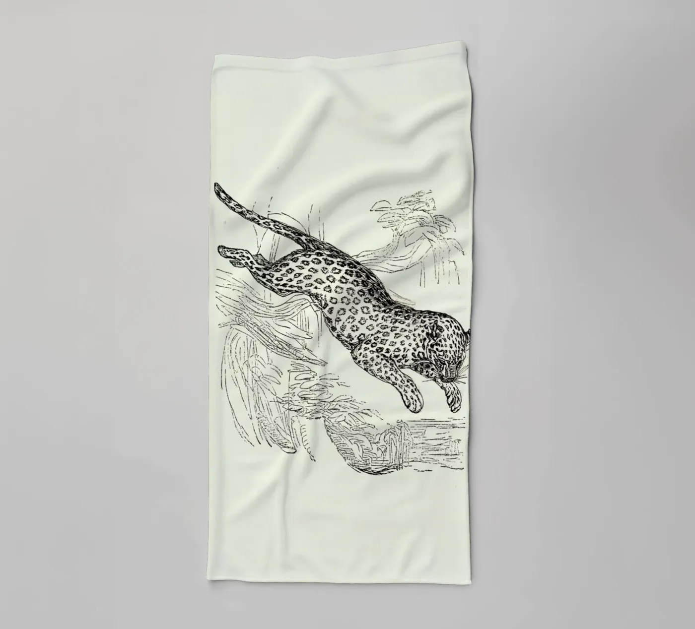 Leopard badhanddoek van Flora & Fauna