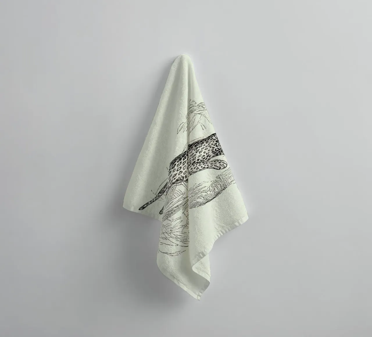 Leopard asciugamano da bagno da Flora & Fauna