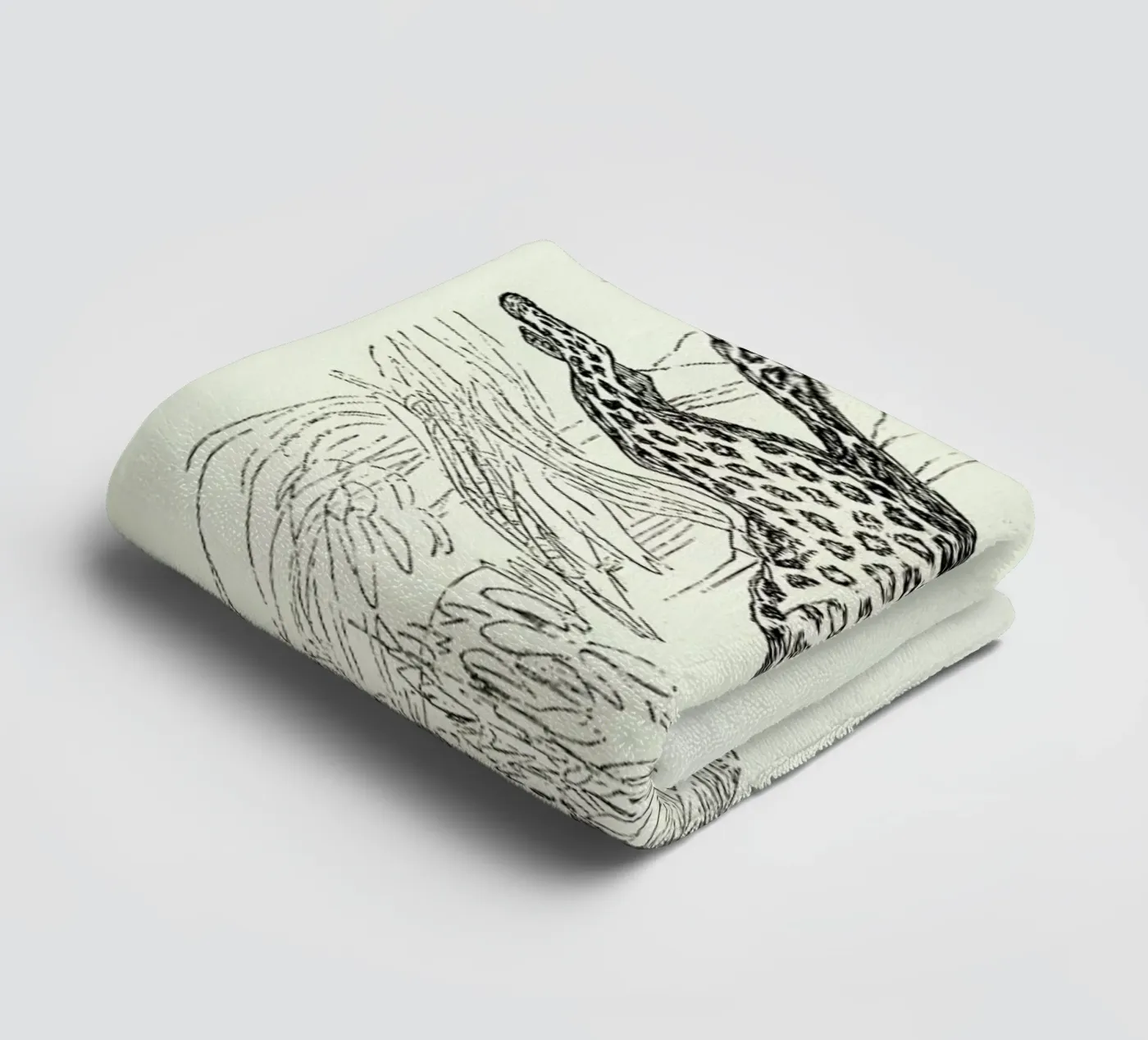Leopard badhanddoek van Flora & Fauna