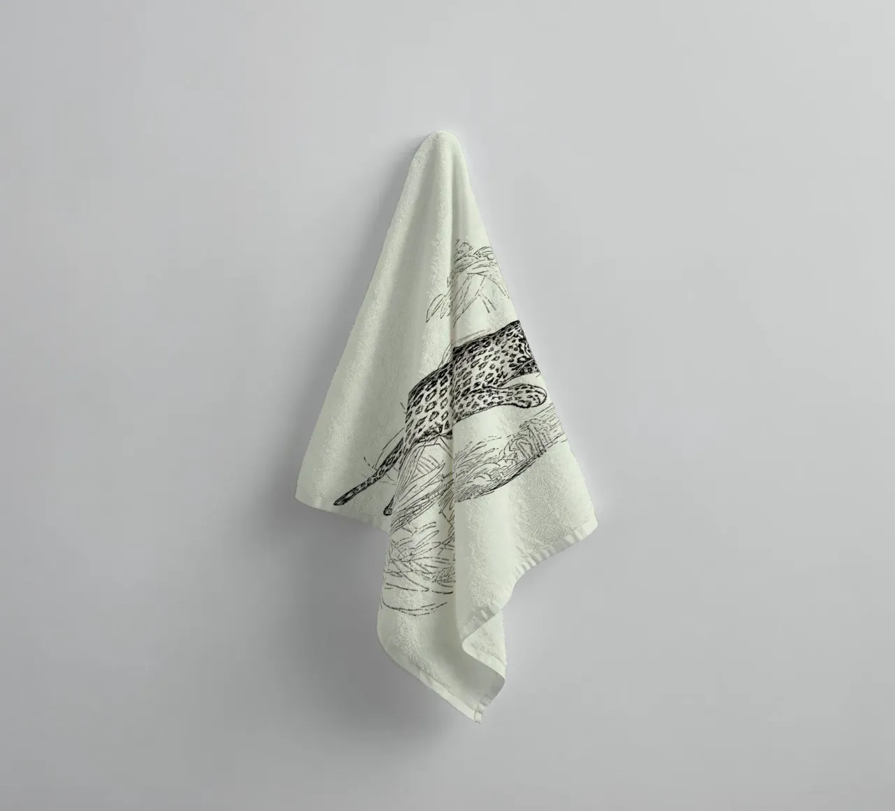 Leopard asciugamano da bagno da Flora & Fauna