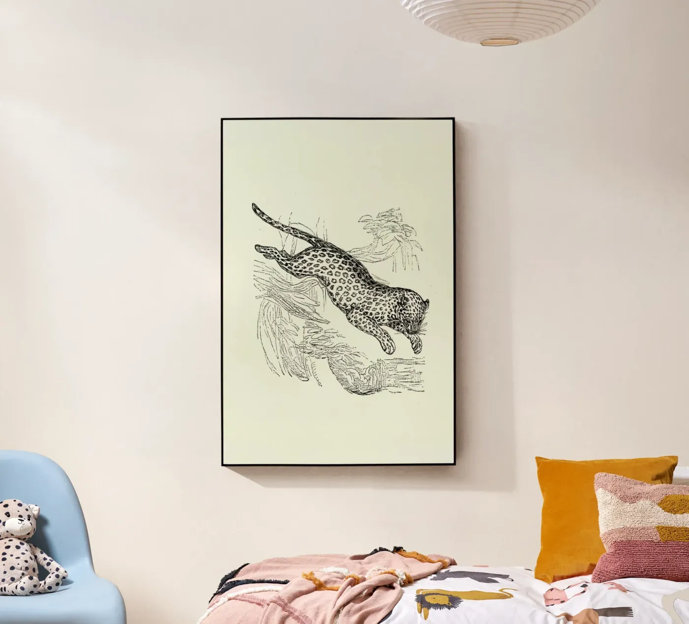 Leopard Acryl-Glas von Flora & Fauna