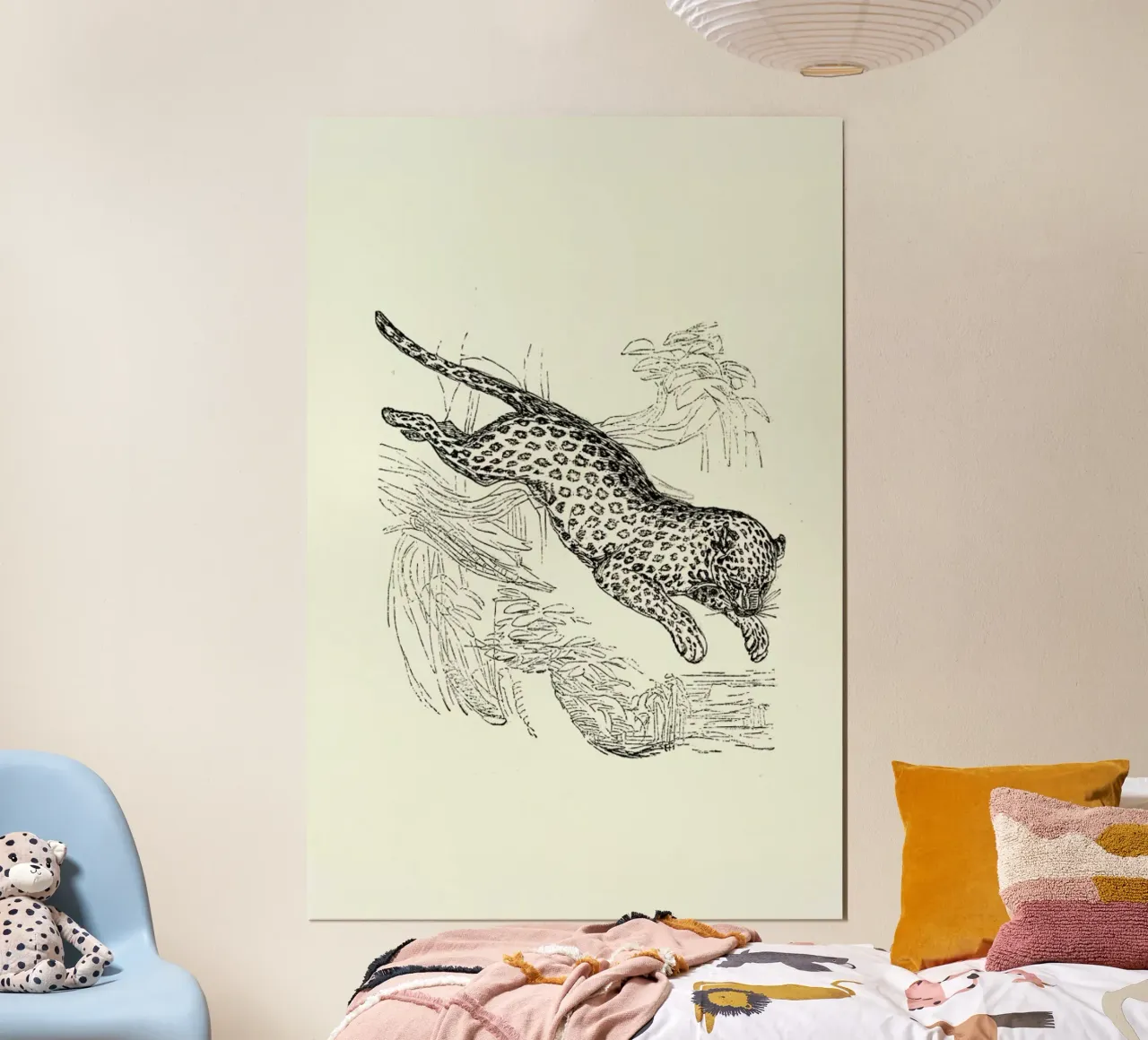 Leopard carta hahnemühle da Flora & Fauna
