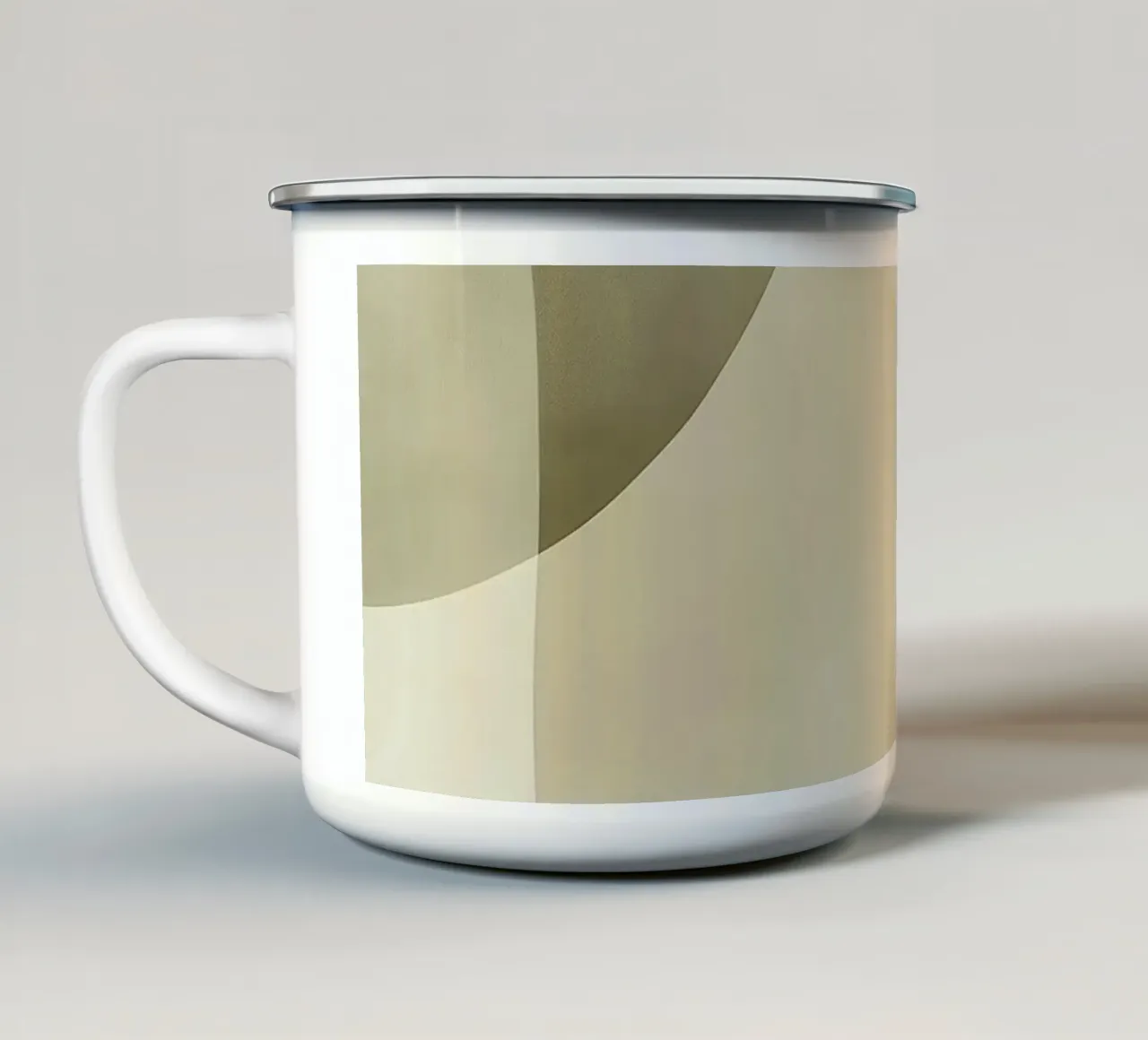 Forme verdi tazza in smalto da LaylaOzHome