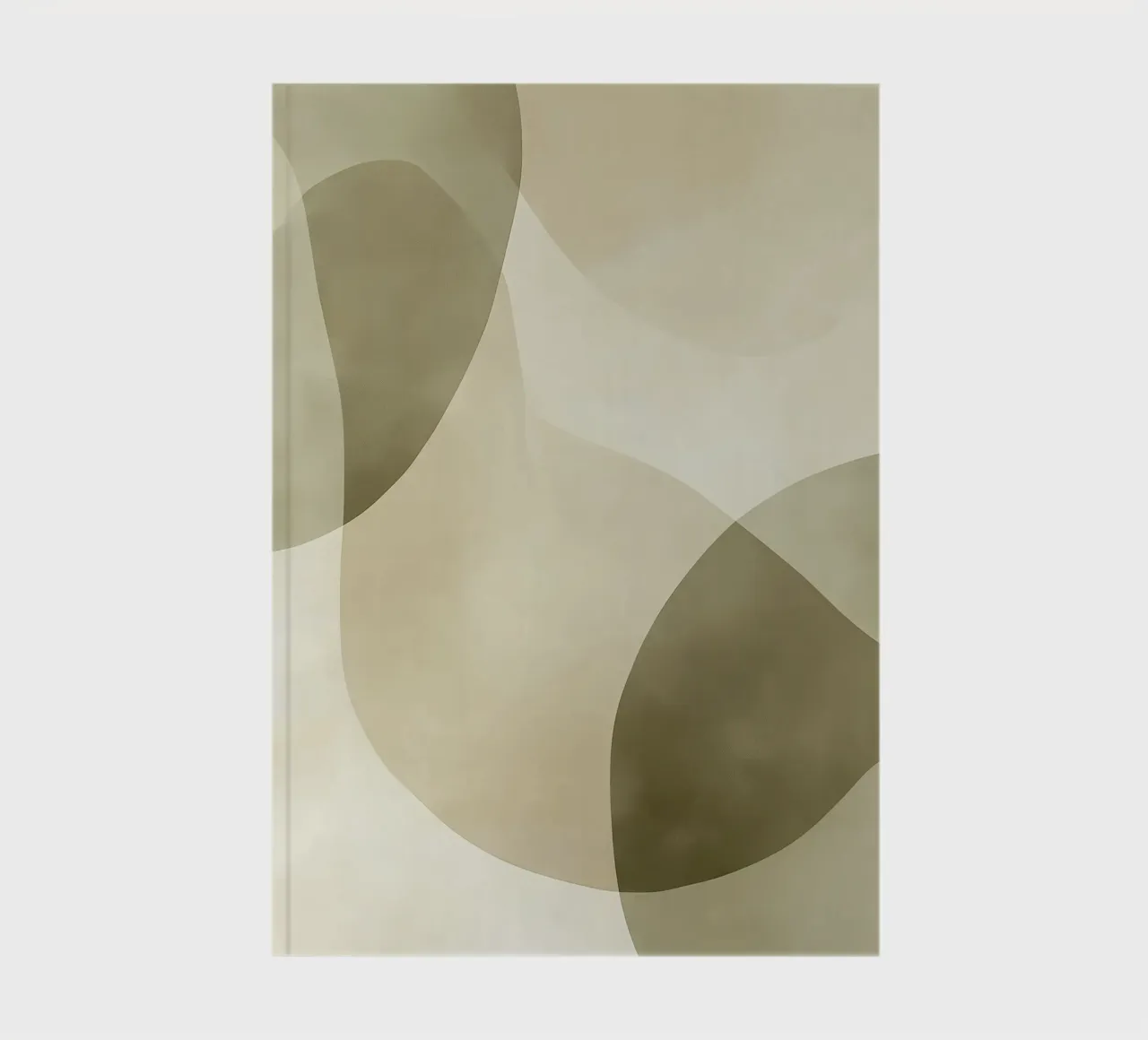 Green shapes notebook by LaylaOzHome