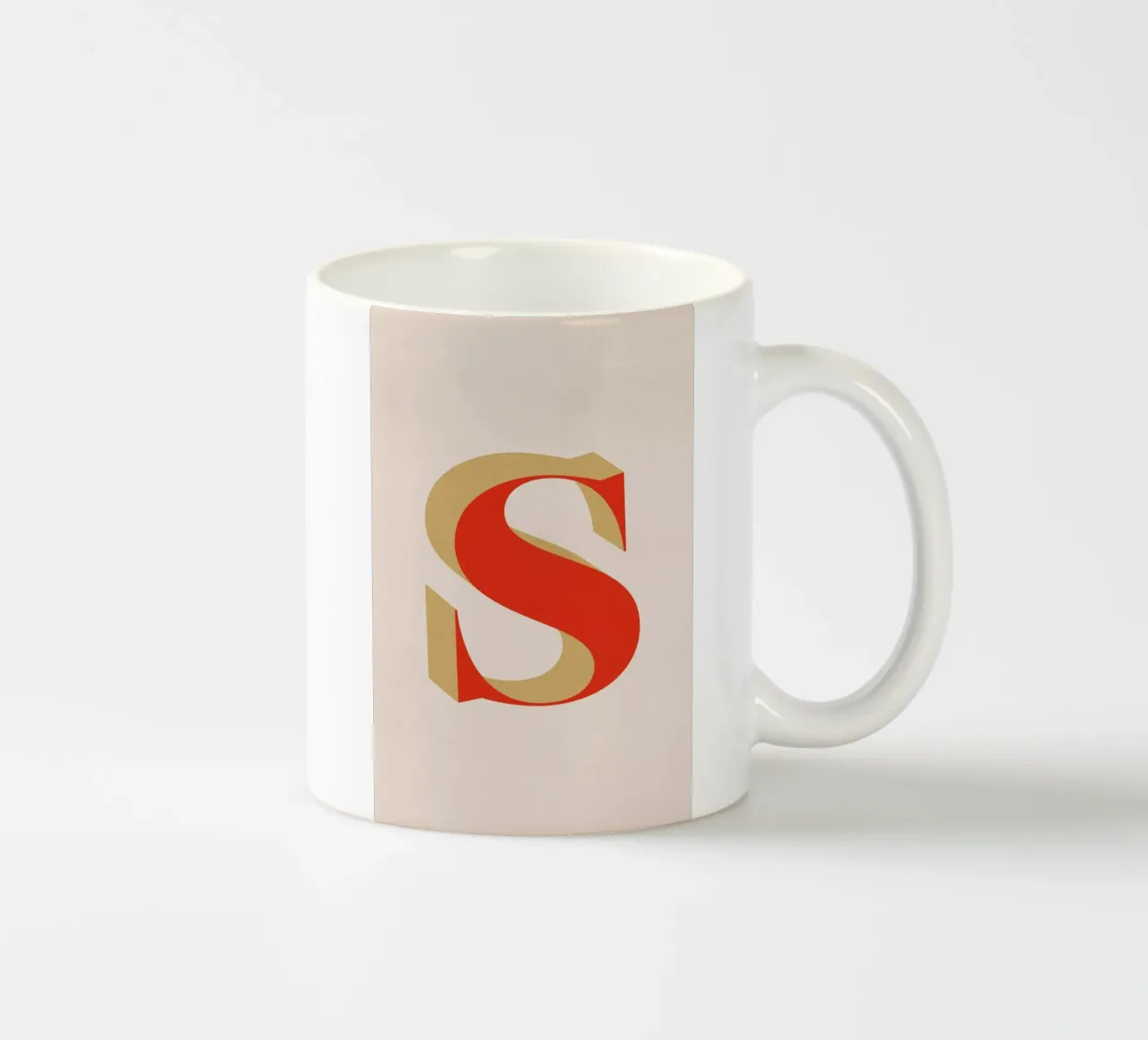 Red S tazza in ceramica da daylight design studio