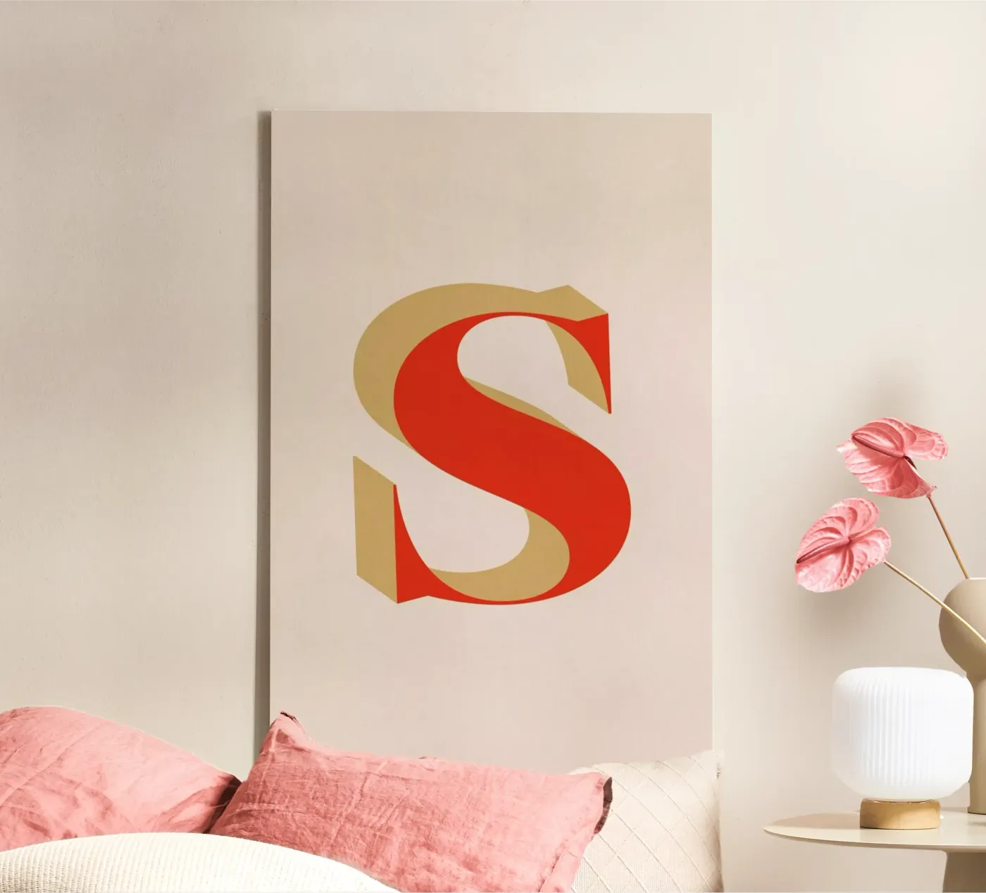 Red S canvas van daylight design studio