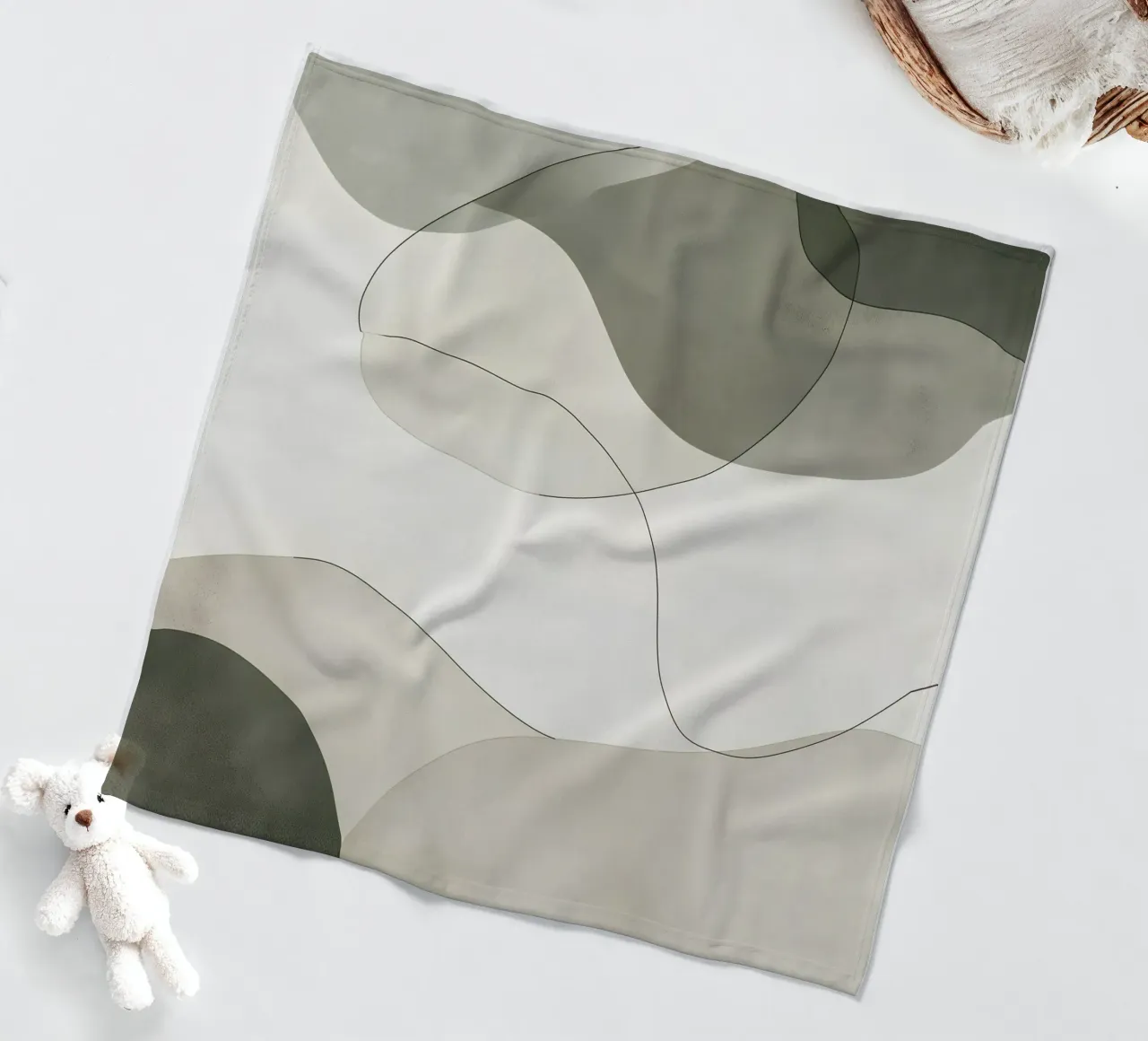 Forme morbide e verdi coperta in pile da LaylaOzHome